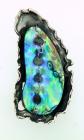 Ciondolo artigianale  in argento 925%° madreperla di abalone cod.1118